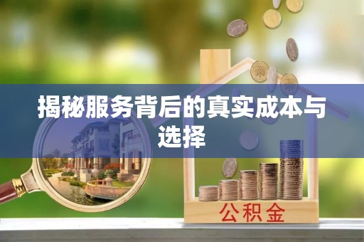 运城揭秘服务背后的真实成本与选择
