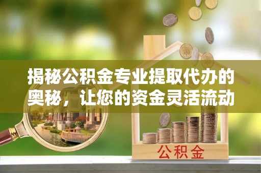 运城揭秘公积金专业提取代办的奥秘，让您的资金灵活流动