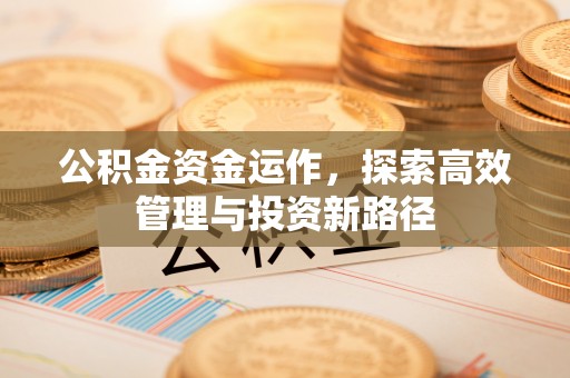 运城公积金资金运作，探索高效管理与投资新路径